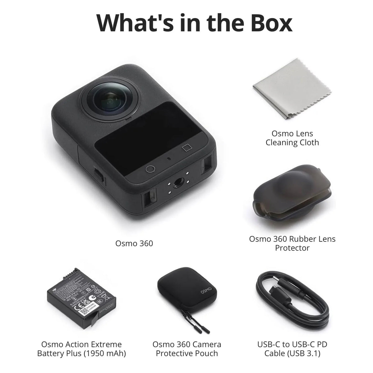 DJI Osmo 360 Camera Featuring Native 8K Video 120MP Photos