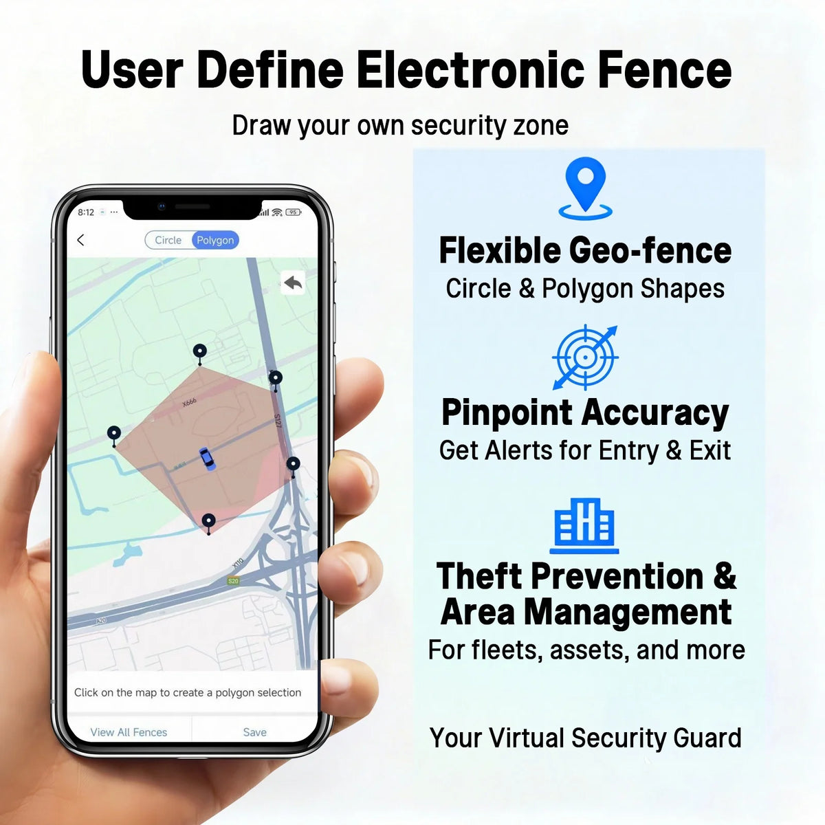 Waterproof Wireless GPS Tracker For Vehicle Monitoring