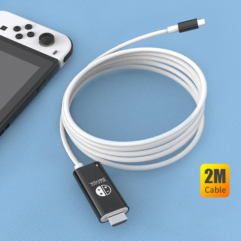 Daguaika Usb C To Hdmi Cable For Switch Laptop Tablet