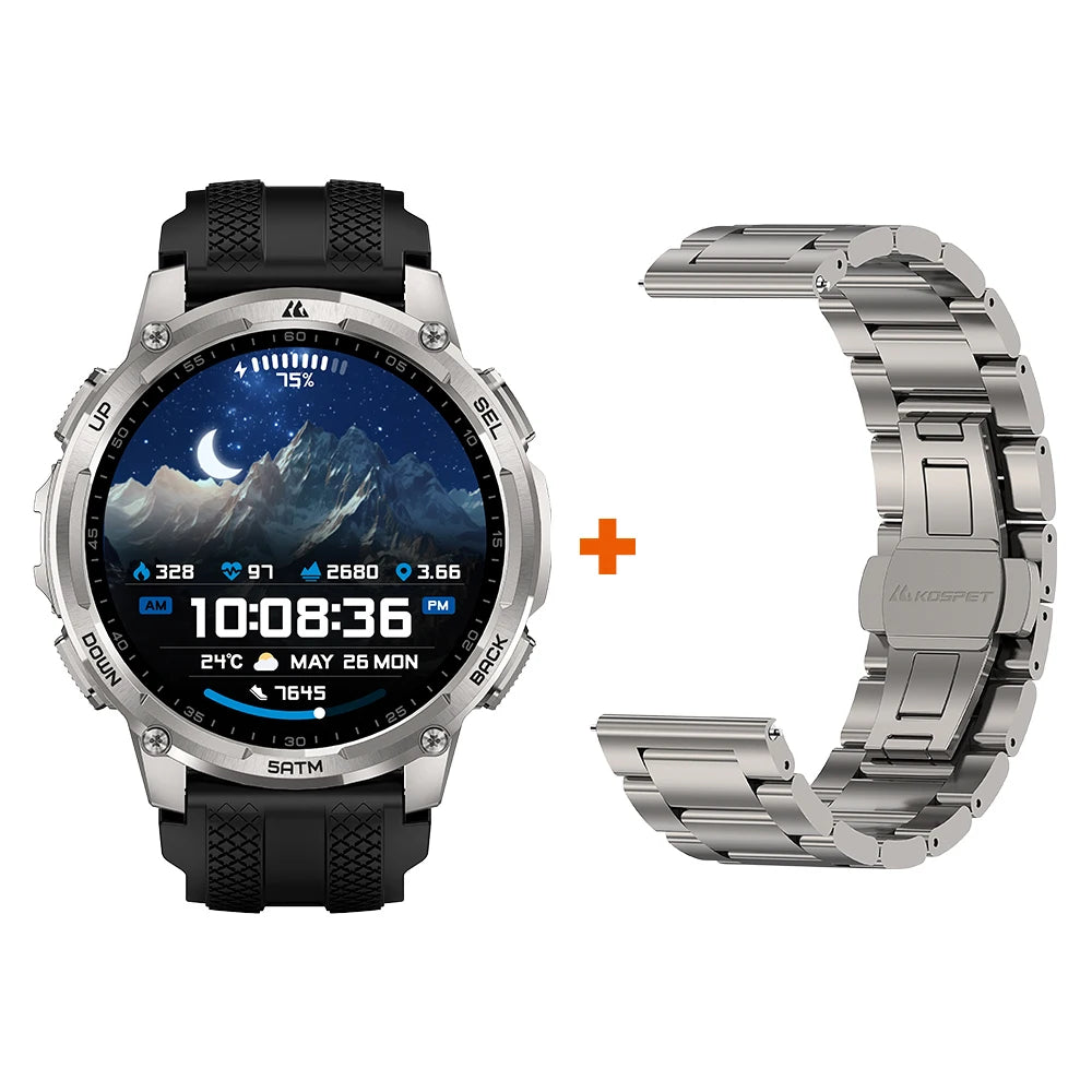 Kospet Tank T4C Rugged Smartwatch With Dual Band GPS Support
