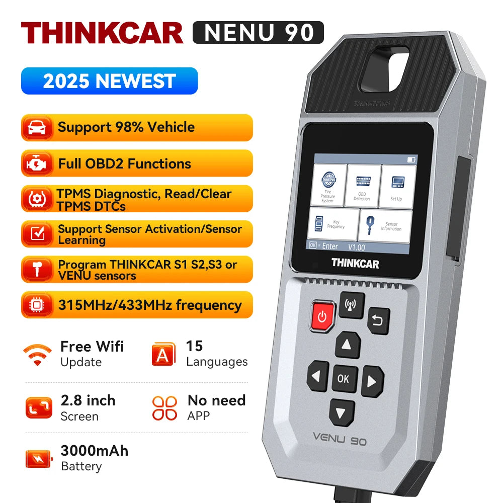 ThinkCar Venu 90 TPMS Tire Pressure Diagnostic Tool