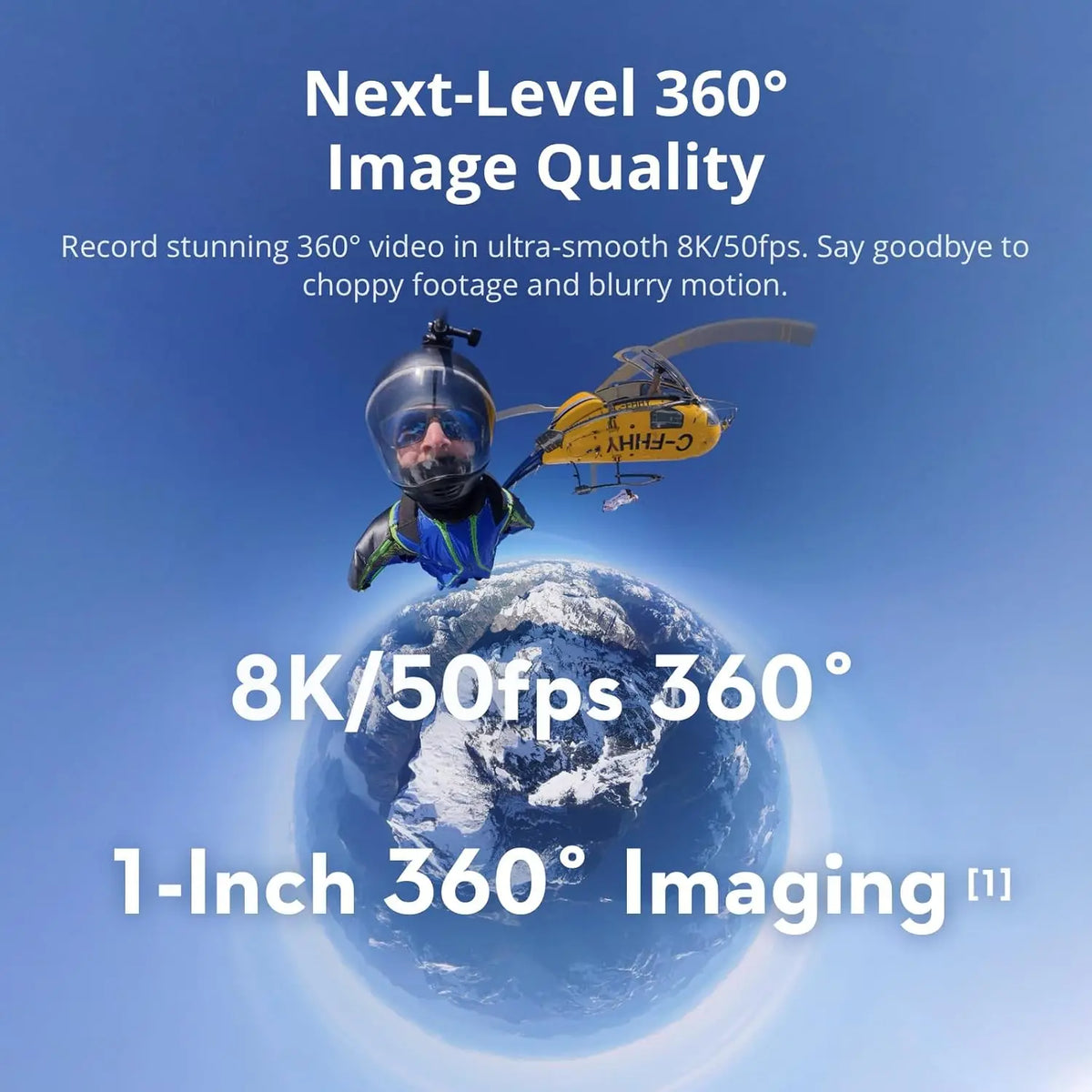 DJI Osmo 360 Camera Featuring Native 8K Video 120MP Photos