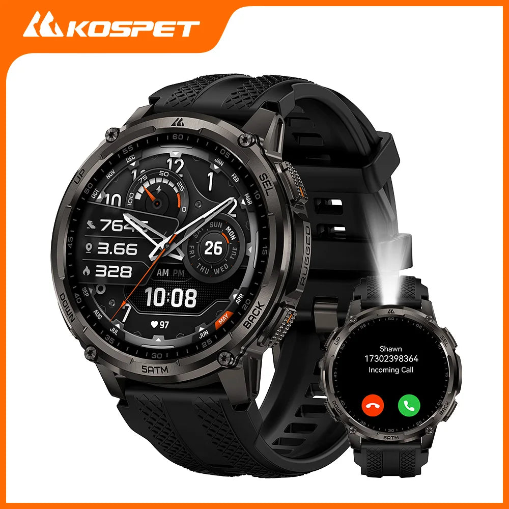 Kospet Tank T4C Rugged Smartwatch With Dual Band GPS Support