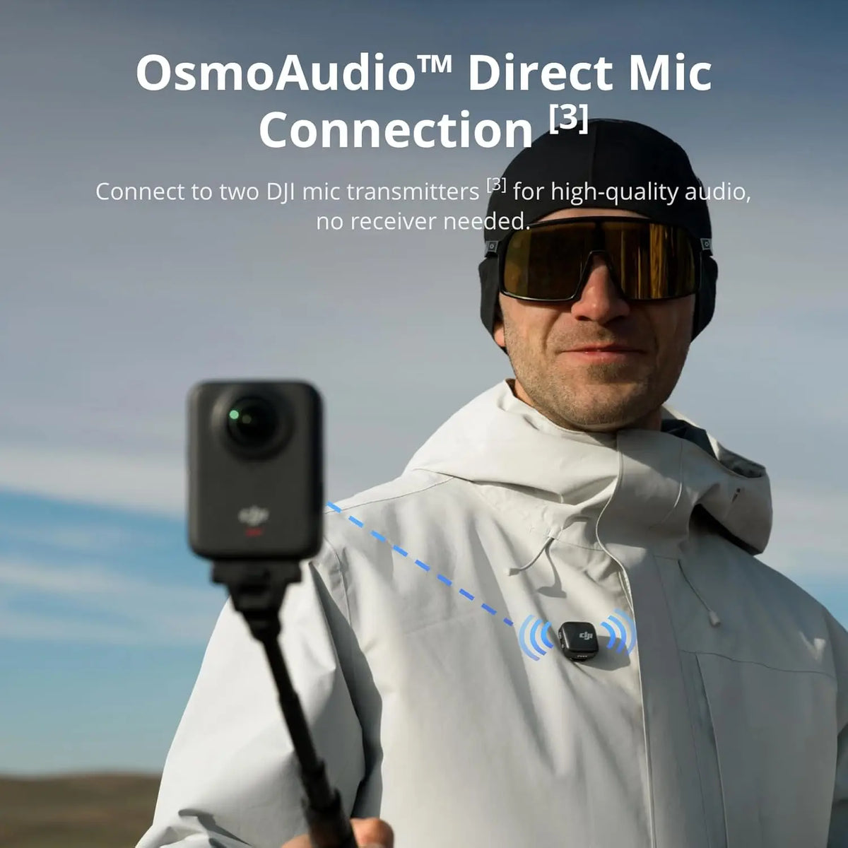 DJI Osmo 360 Camera Featuring Native 8K Video 120MP Photos