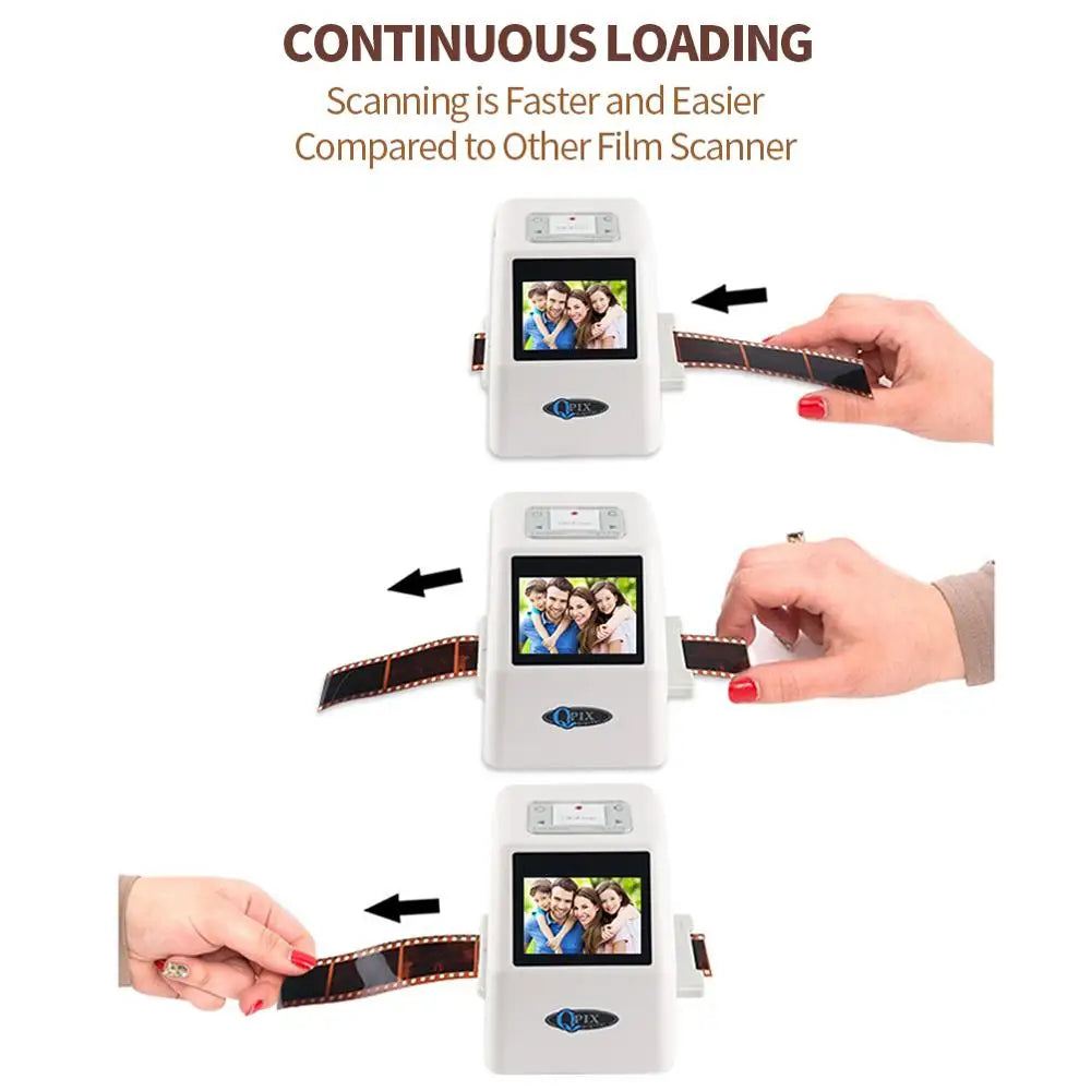 QPIX DIGITAL 35mm Film Scanner 22MP Negative Slide Converter