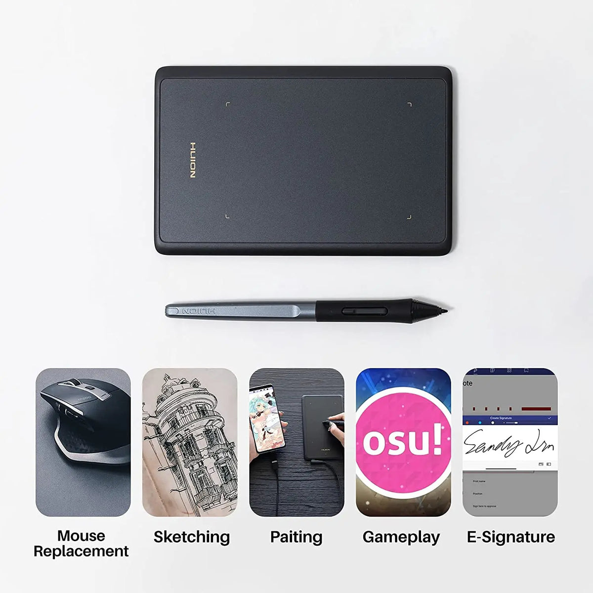 Huion H420X Graphics Tablet Drawing Pad For PC And Android