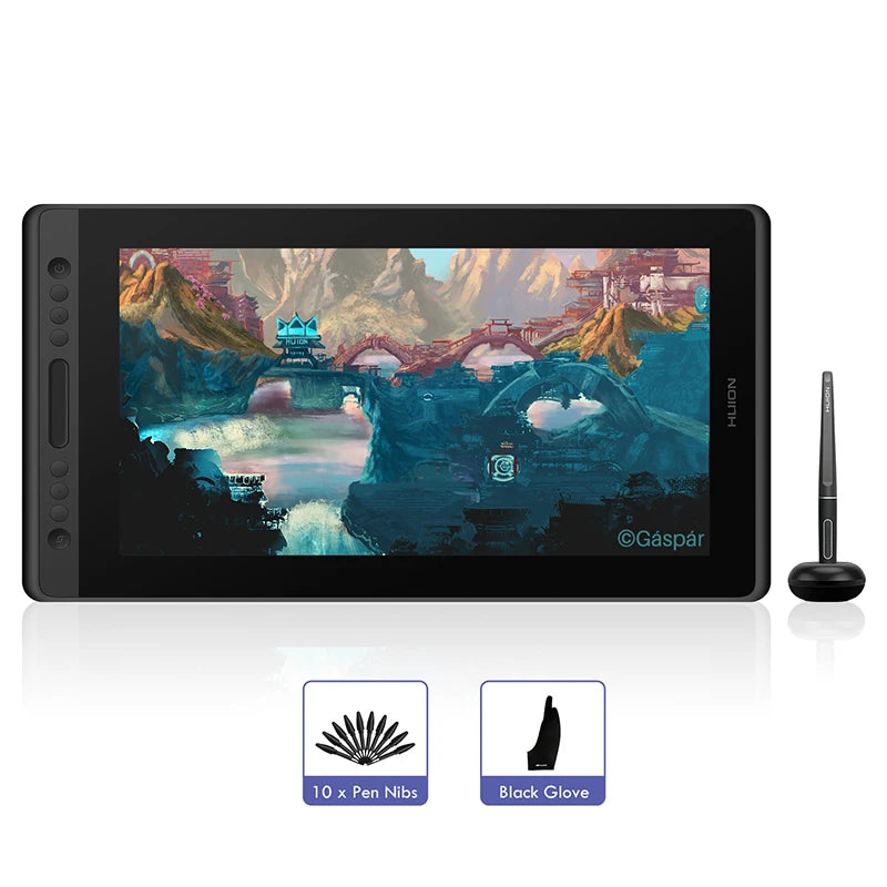 Huion Kamvas Pro 16 Graphics Monitor Battery Free Stylus