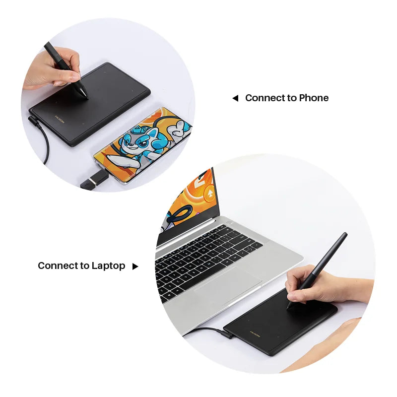 Huion H420X Graphics Tablet Drawing Pad For PC And Android