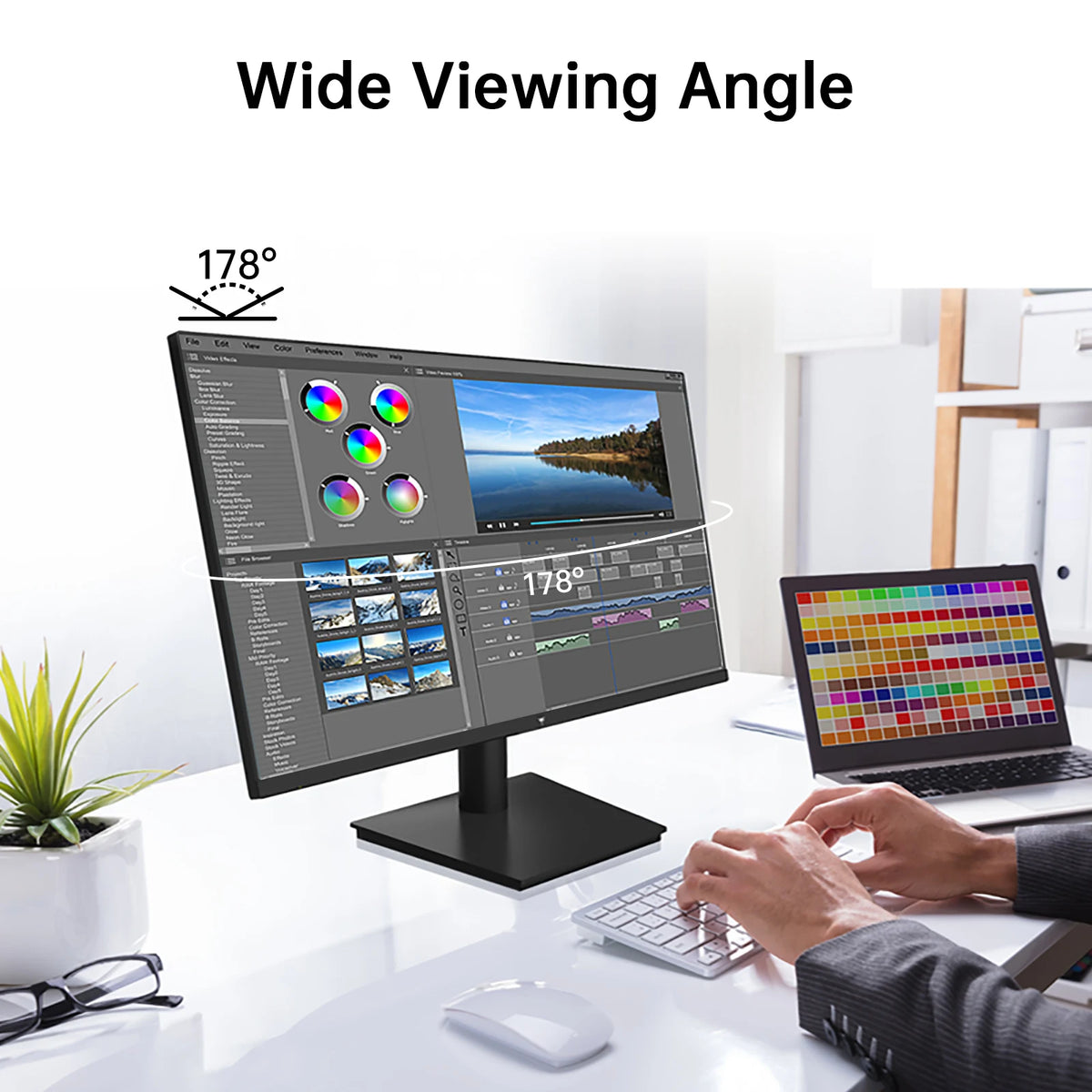KTC 1080P Gaming Monitor With FreeSync And Hdmi Port