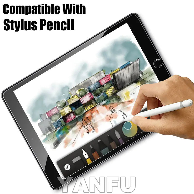 Yanfu Premium Tempered Glass Screen Protector For iPad