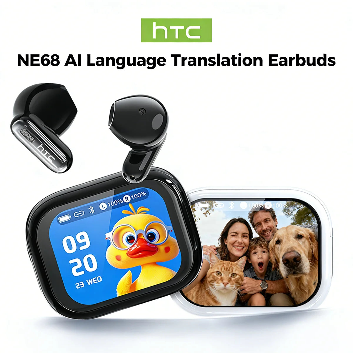 Wireless Bluetooth Earbuds With Active Noise Cancellation Touch Control