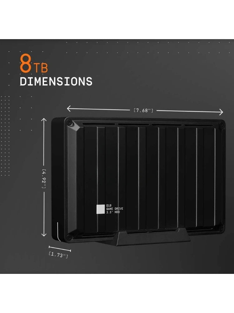 8TB D10 Game Drive Portable External HDD