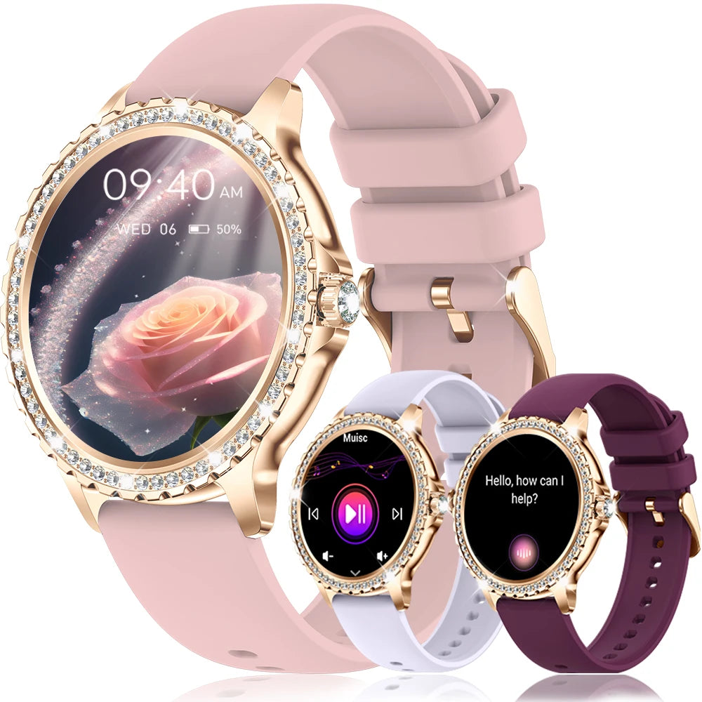 INNOFOVO Smart Watch for Women Touchscreen Fitness Tracker Wireless Calls