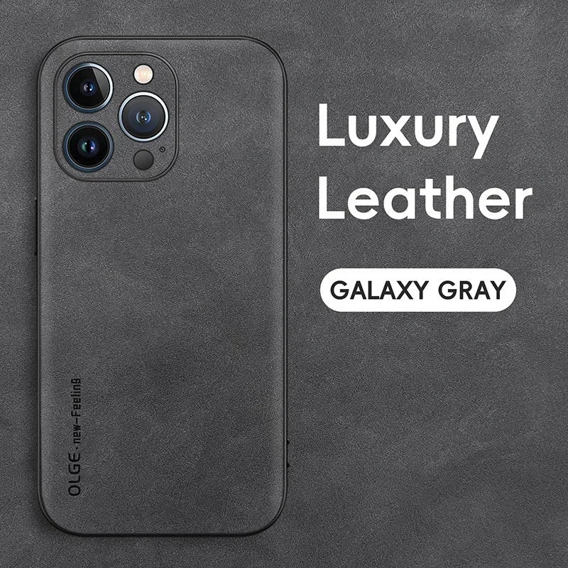 DIXSG Leather Phone Case For iPhone 11 12 13 14 15 16 17 Pro Max