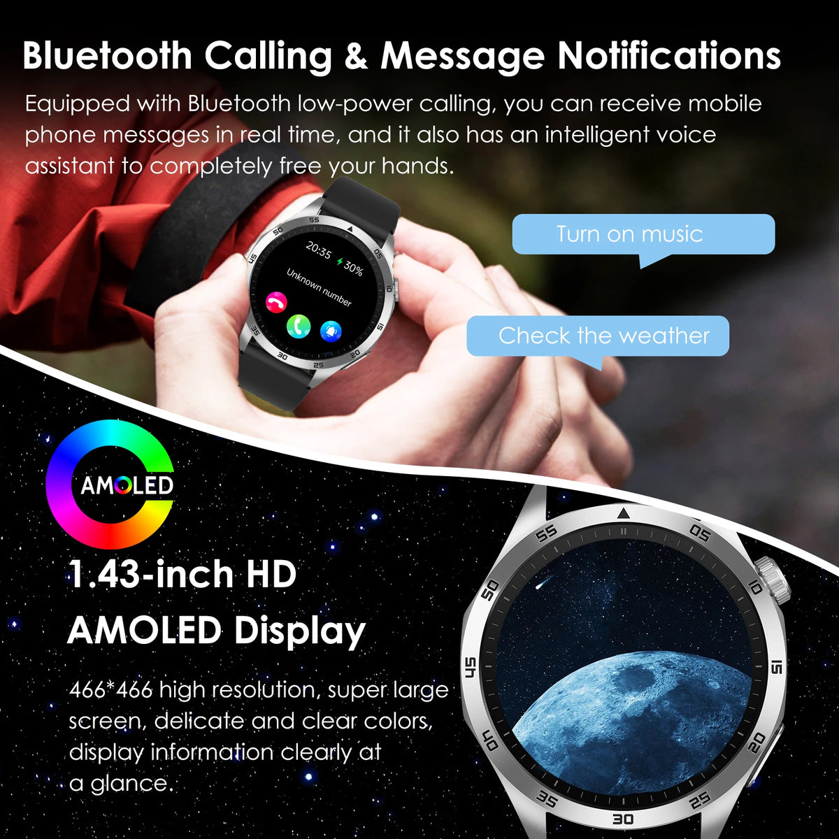 ECG Advanced Health Smart Watch Blood Oxygen Pressure Monitor