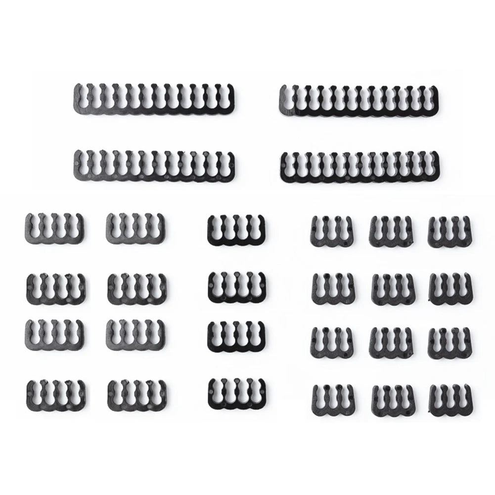 PC Cable Comb 24-Pin Wire Management Clip Set For Motherboard