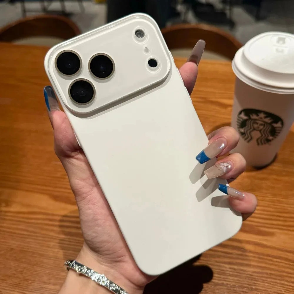 Shockproof Full Glass iPhone Case With Large Window