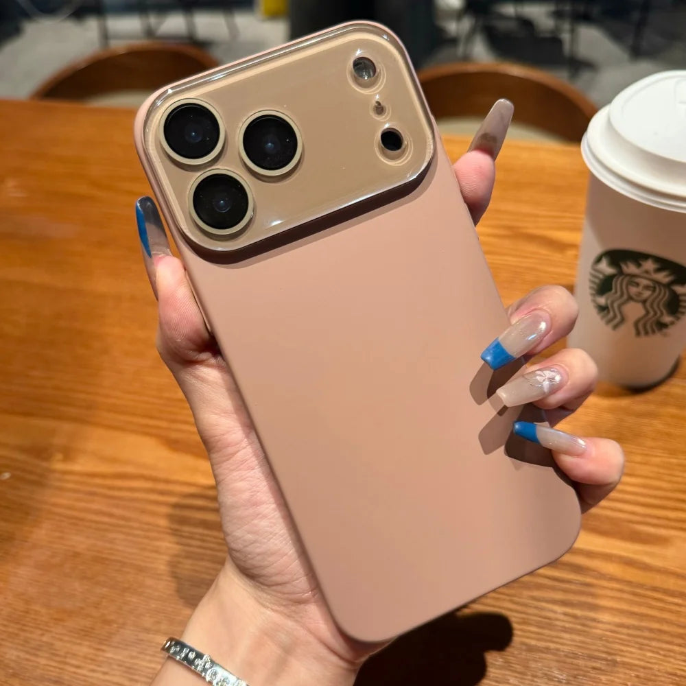 Shockproof Matte Glass Window iPhone Case