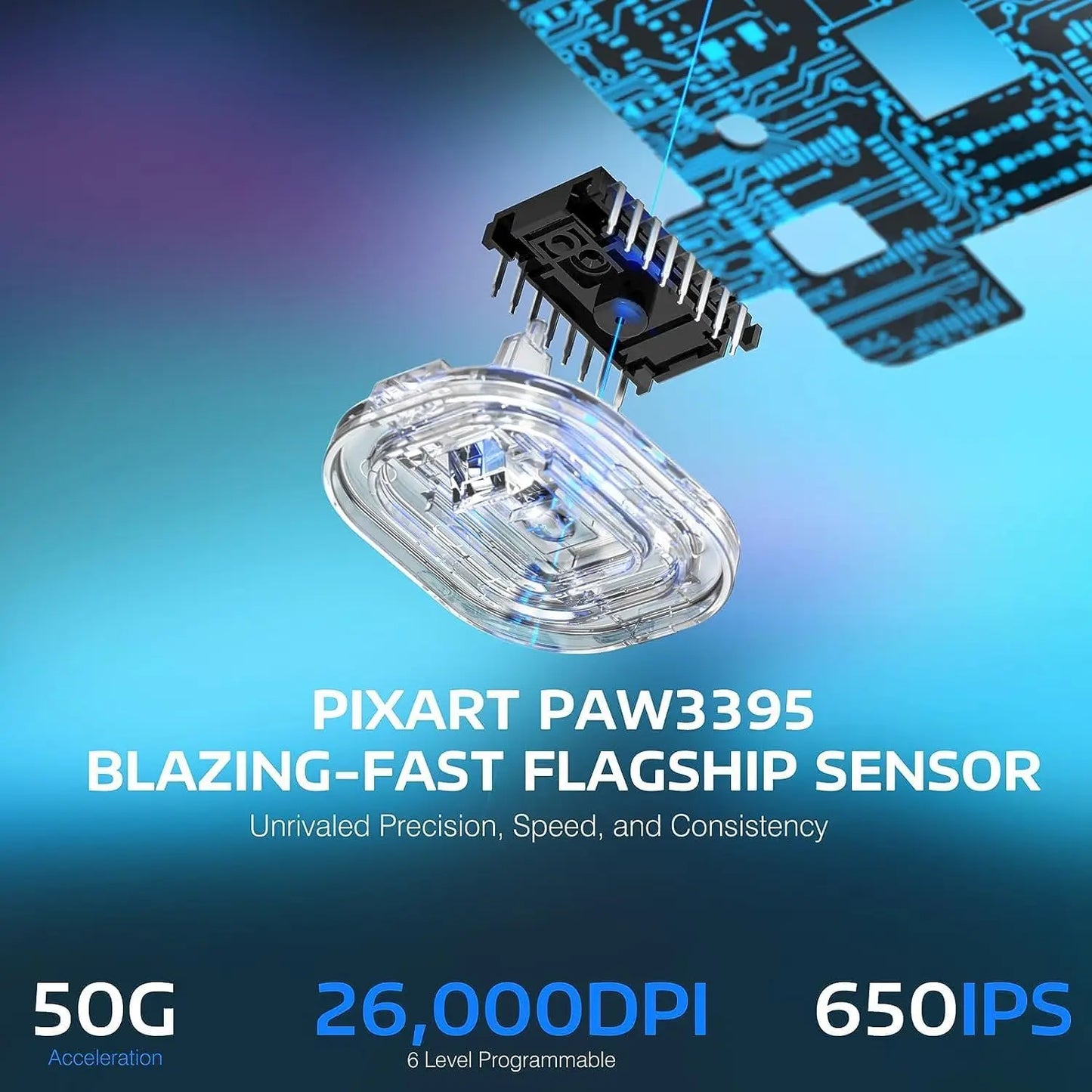 Attack Shark X3 Wireless Gaming Mouse Tri-Mode 26K DPI