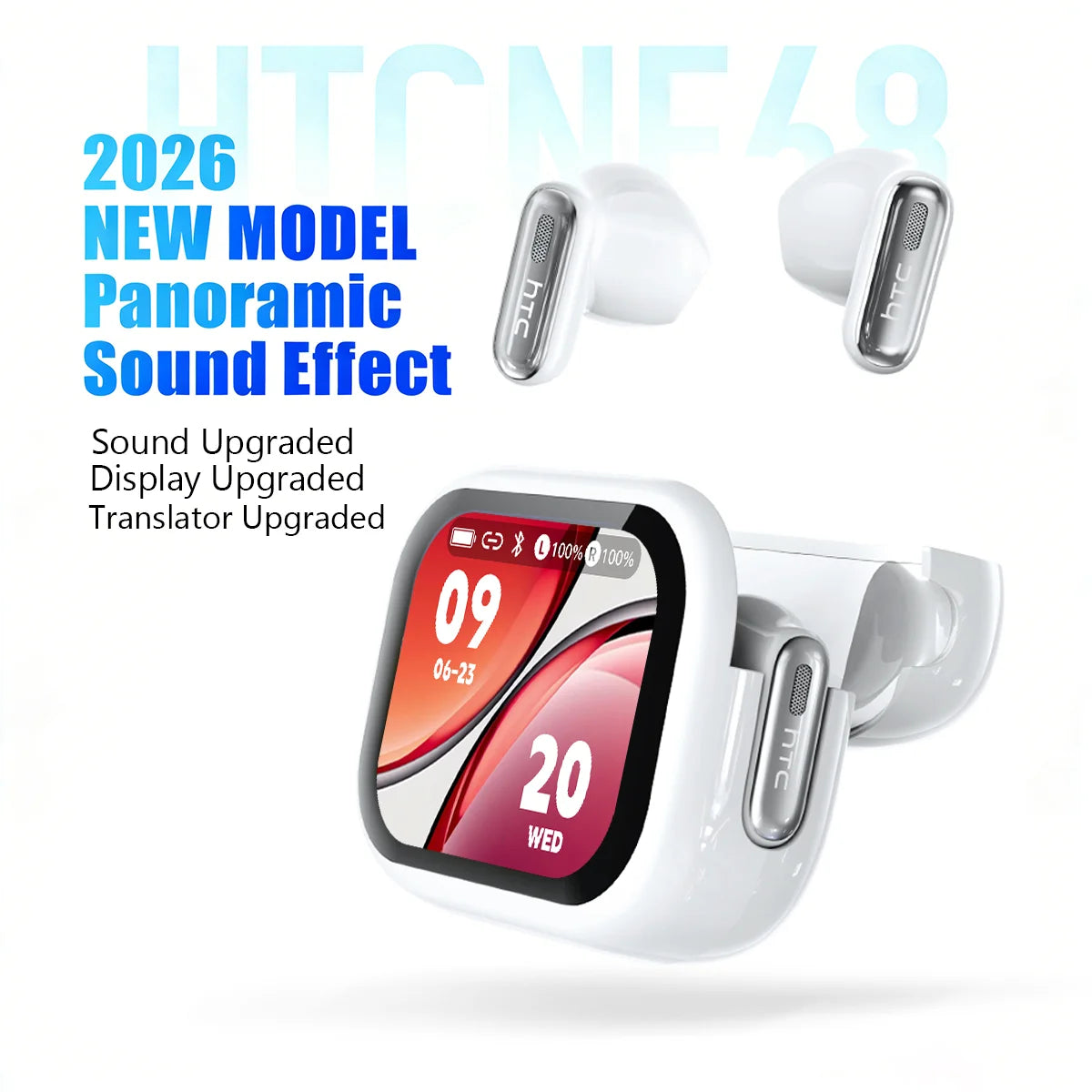 Wireless Bluetooth Earbuds With Active Noise Cancellation Touch Control