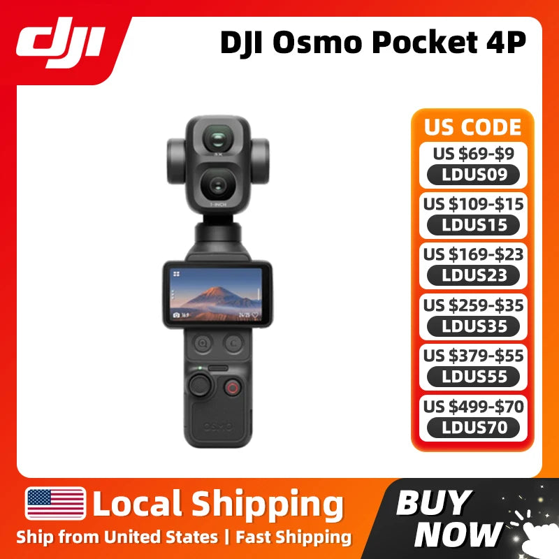 Dji Osmo Pocket Cinematic Dual Lens Gimbal Handheld Camera