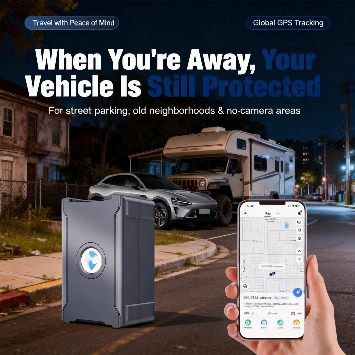Wanwaytech Wireless Car GPS Tracker Anti Theft Vehicle Locator