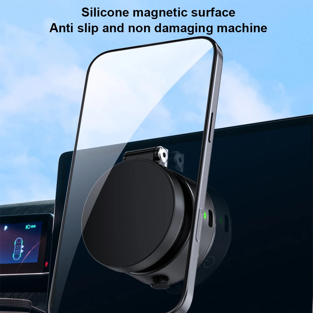 Jaysuing MagSafe Magnetic Vacuum Car Phone Holder 360 Rotatable Mount