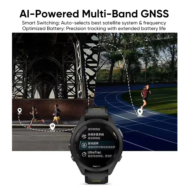 Garmin Forerunner 265 GPS Smartwatch With Heart Rate AMOLED Display