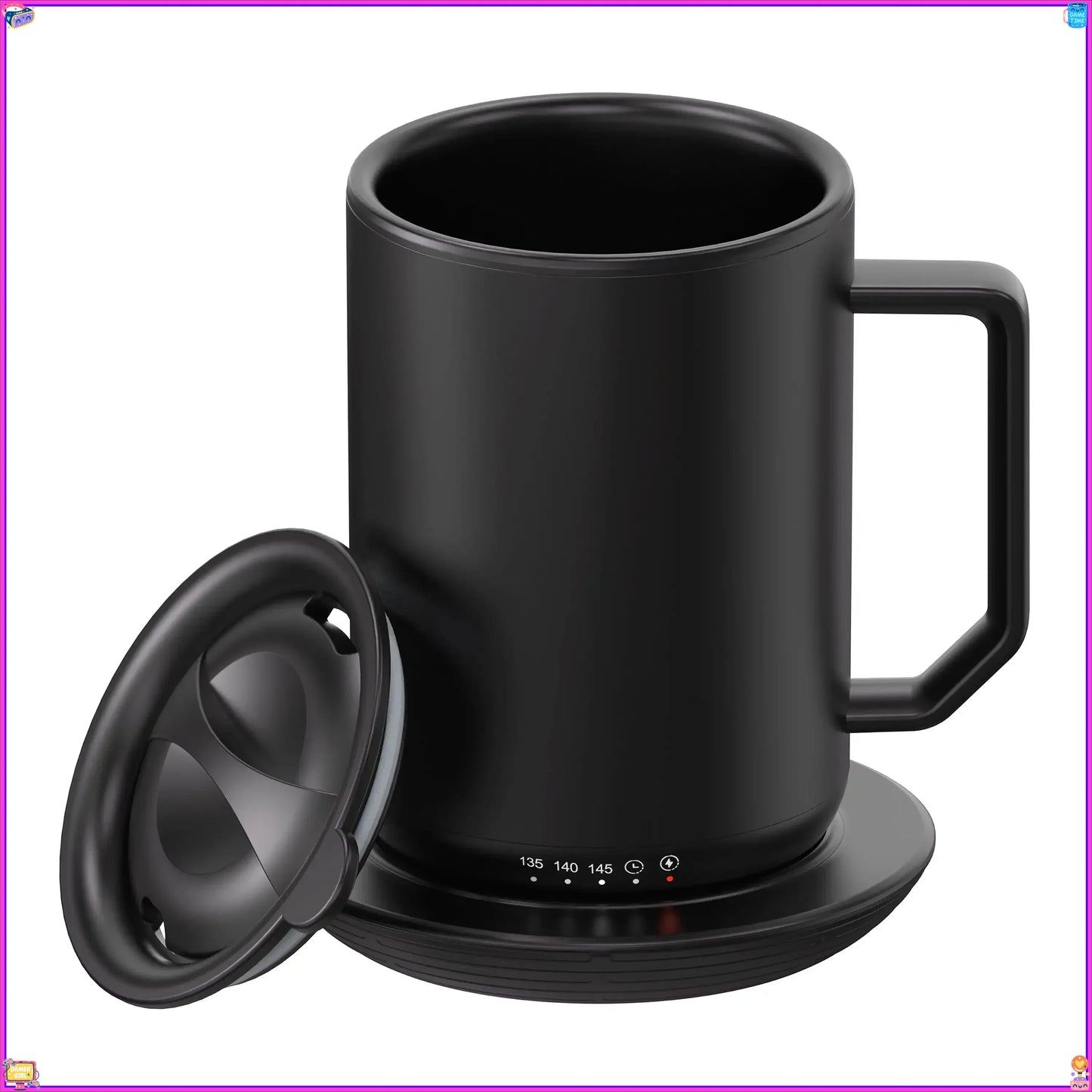 Constant Temperature Self Heating Coffee Mug With USB Warmer Base