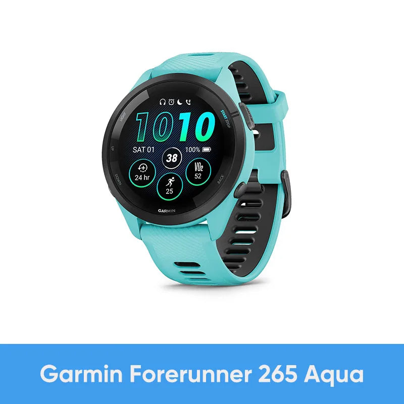 Garmin Forerunner 265 GPS Smartwatch With Heart Rate AMOLED Display