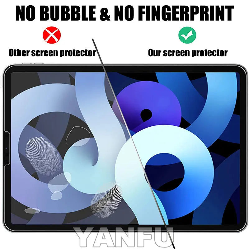Yanfu Premium Tempered Glass Screen Protector For iPad