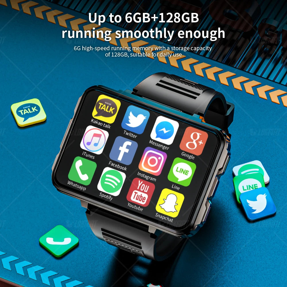 LOKMAT APPLLP 5 MAX Android Watch Phone 4G Dual Camera