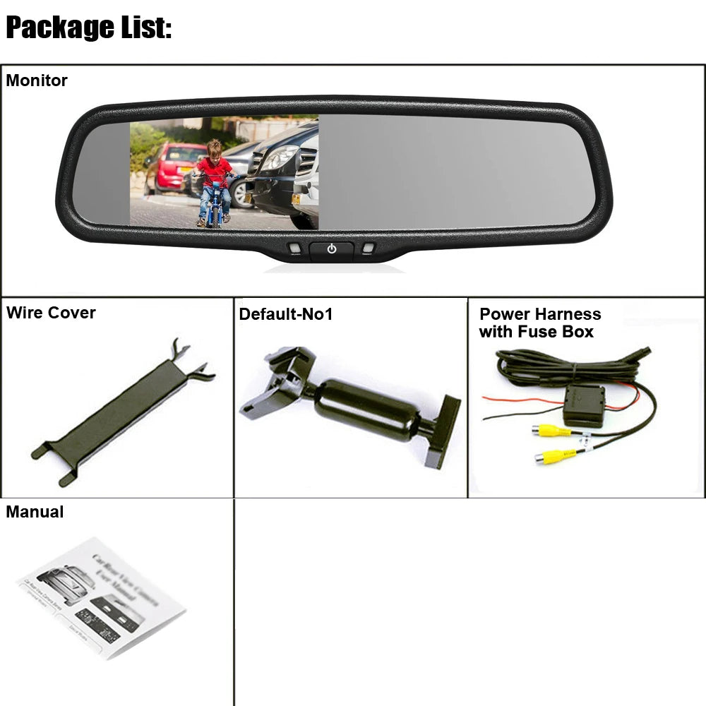 iPoster Rear View Car Monitor TFT LCD Screen Display