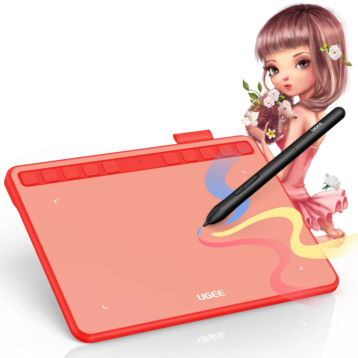 Ugee S640 Digital Graphics Tablet With 8192 Pressure Levels