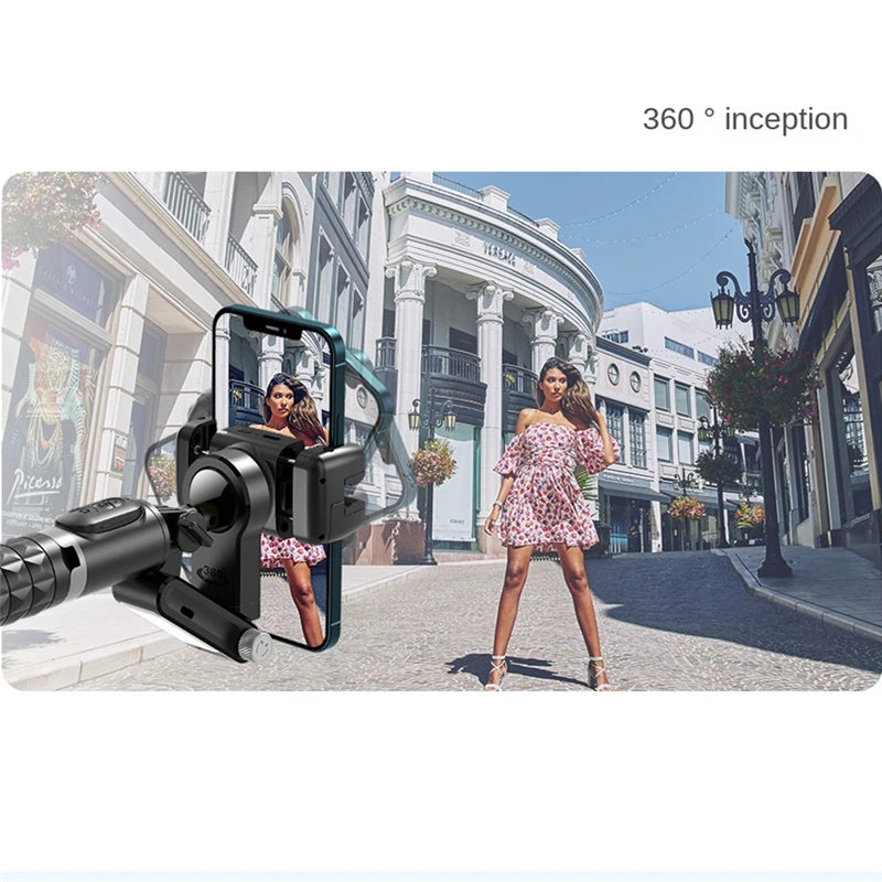 FGCLSY Gimbal Stabilizer Selfie Stick Tripod With Fill Light For iPhone