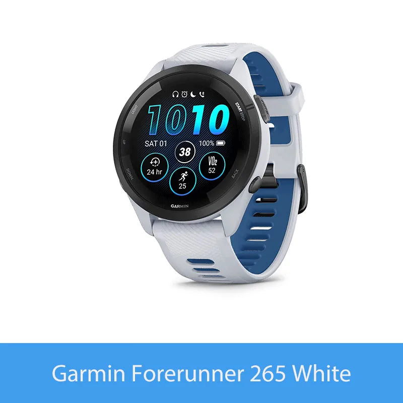 Garmin Forerunner 265 GPS Smartwatch With Heart Rate AMOLED Display