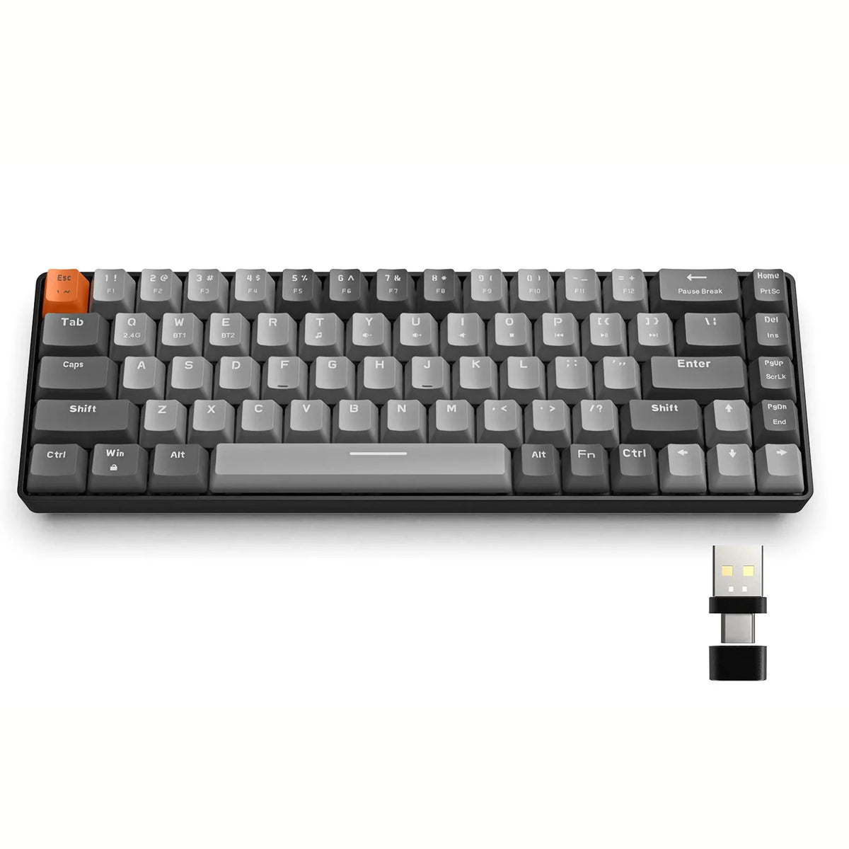 Attack Shark 68 Key Dual Mode Mechanical Keyboard Hot Swappable