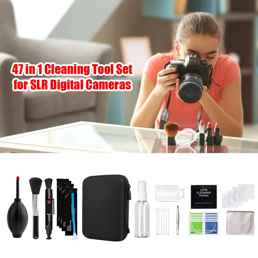 ALLOYSEED 47 Piece Camera Cleaning Kit for DSLR Lenses