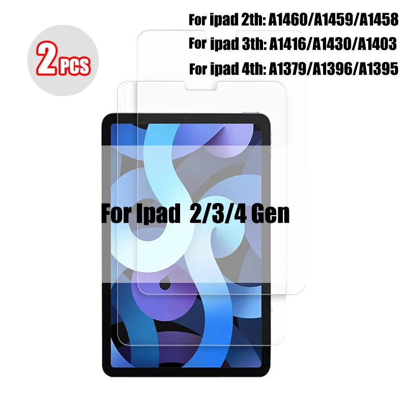 Yanfu Premium Tempered Glass Screen Protector For iPad