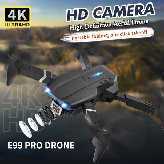 QJ E99Pro RC Drone 4K Camera Foldable FPV 1080P Pro
