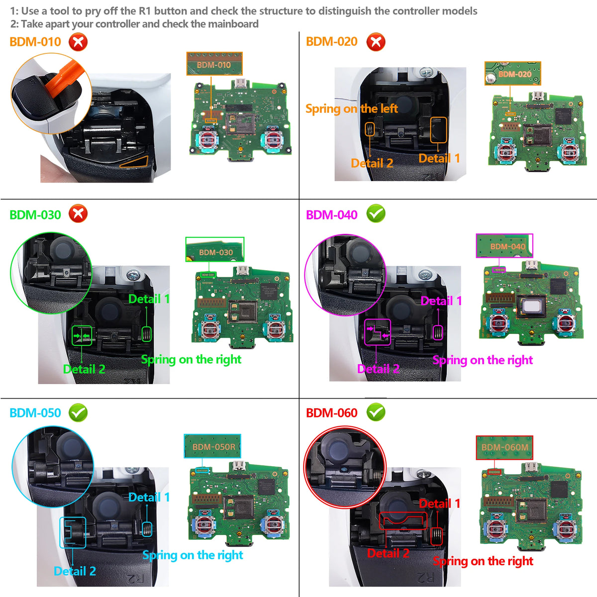 Ex treemRate Whole Clicky Kit For PS5 Controller Shoulder Buttons