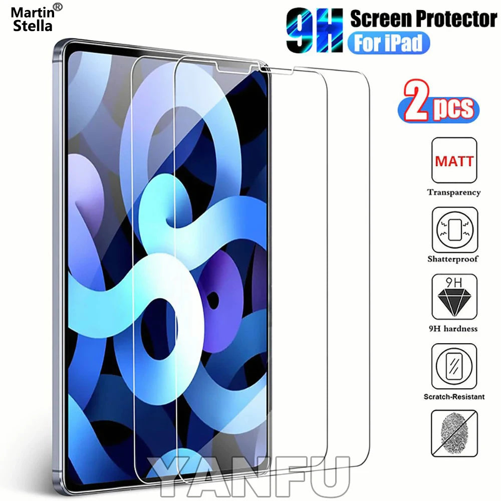 Yanfu Premium Tempered Glass Screen Protector For iPad