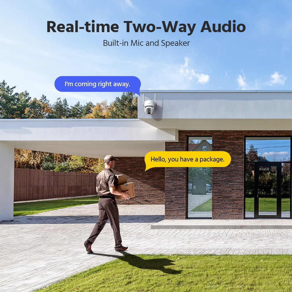 Annke 4MP Solar Wireless Security Camera With PIR Human Detection