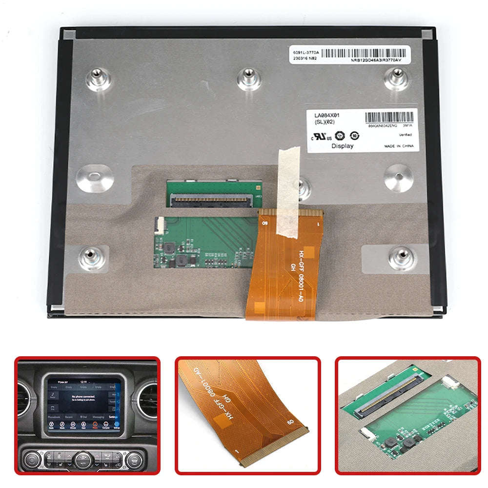 Elacame 8.4 Inch LCD Touch Screen For Chrysler Jeep Compass