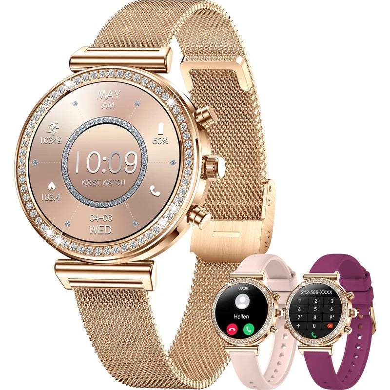 INNOFOVO Ladies Smartwatch Touch Screen With Calls And Messages