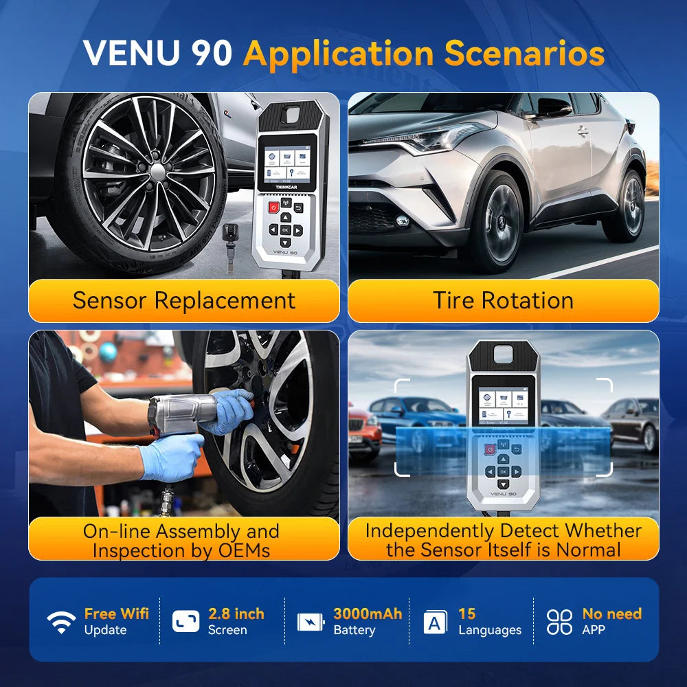 ThinkCar Venu 90 TPMS Tire Pressure Diagnostic Tool