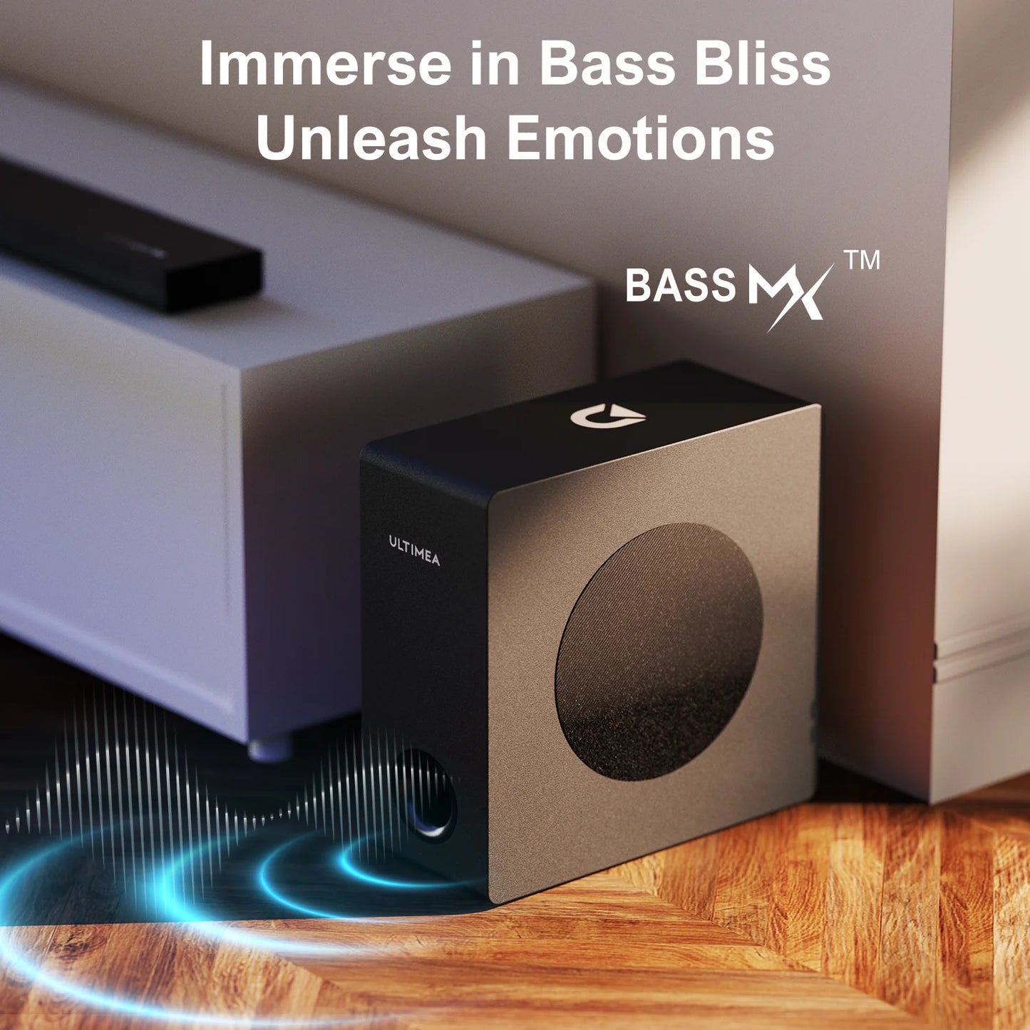 ULTIMEA 2.1 Dolby Atmos Soundbar With Subwoofer HDMI eARC