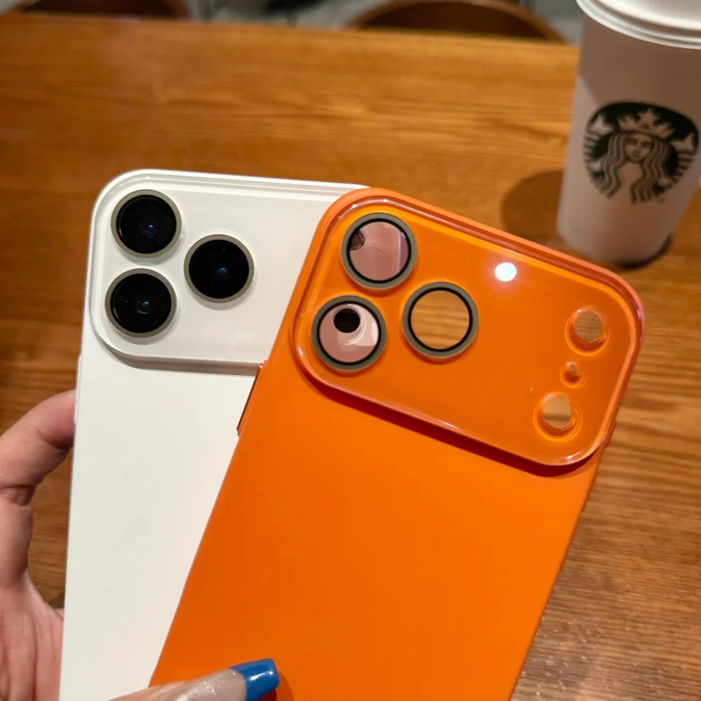 Shockproof Matte Glass Window iPhone Case