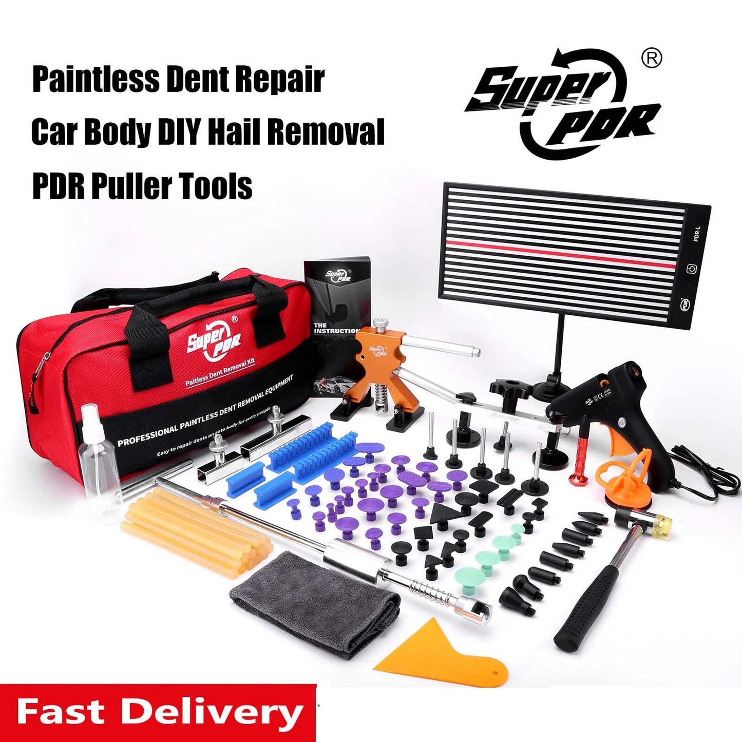 PDR Auto Paintless Dent Removal Kit For Car Repair Tools