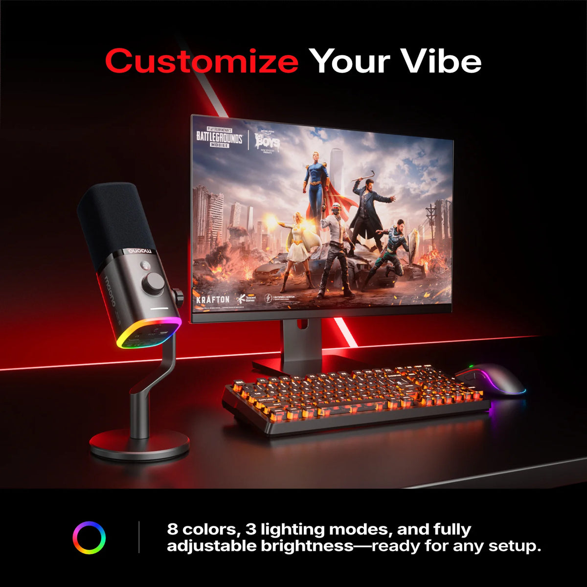 Maono Pd100w Dynamic Usb Microphone For Gaming Streaming Podcast